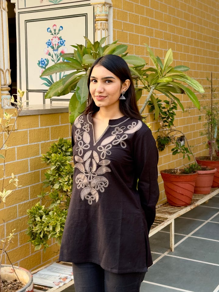 Embroidery Short Kurti
