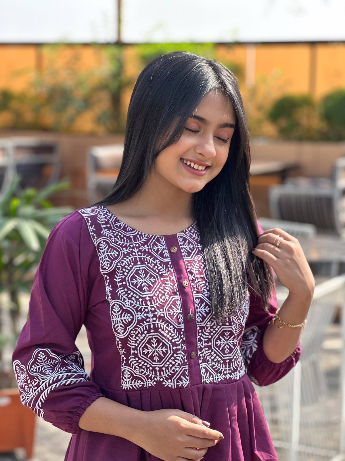 Short kurta With Palazzo Pant